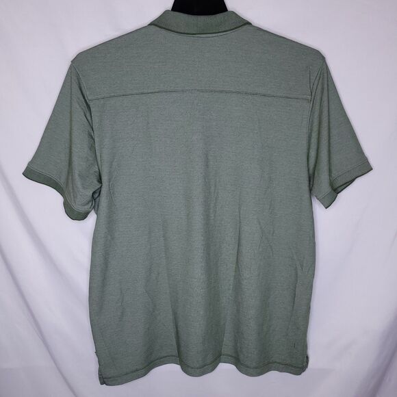 Tommy Bahama Polo Shirt Mens Large Green Cotton - Picture 6 of 12